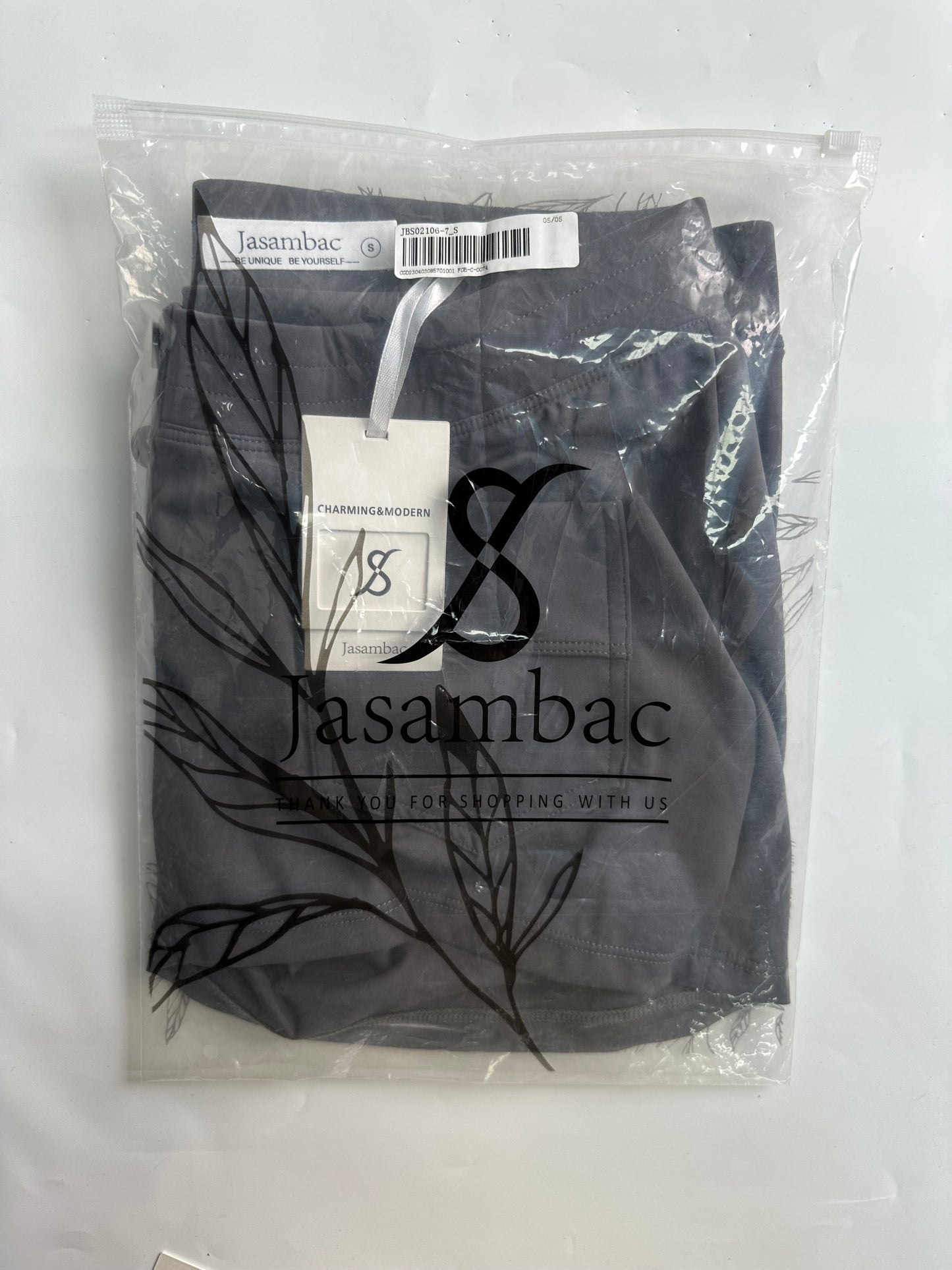 JASAMBAC Maternity over the bump basic legging short in black