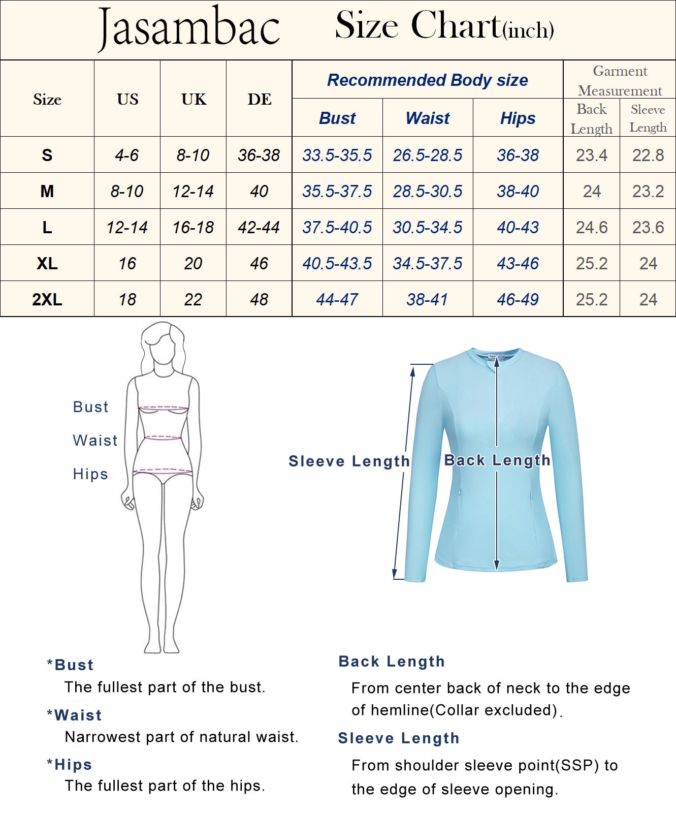 Jasambac Women 3pcs Set Swimwear Long Sleeve Tops+Cropped Length Tops+Shorts